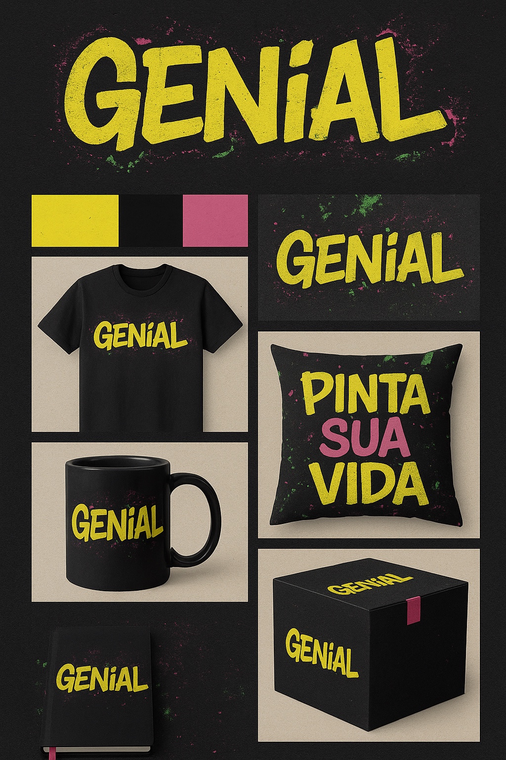 Aplicações visuais Genial+